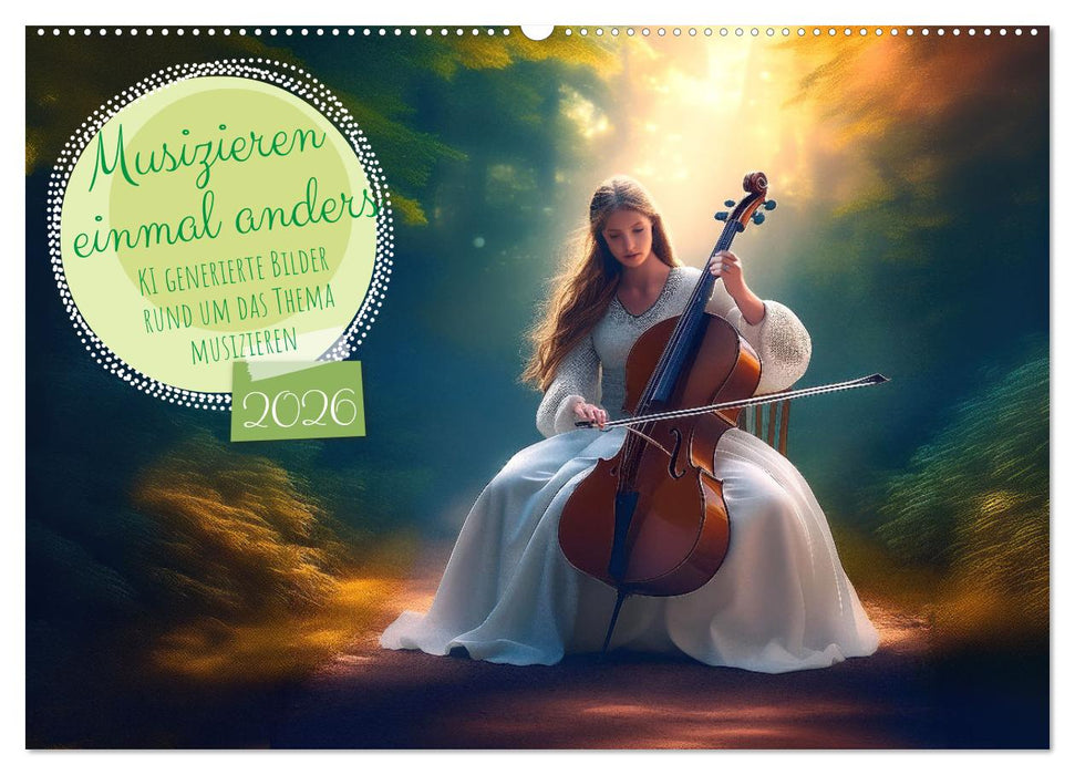 Musizieren einmal anders (CALVENDO Wandkalender 2026)