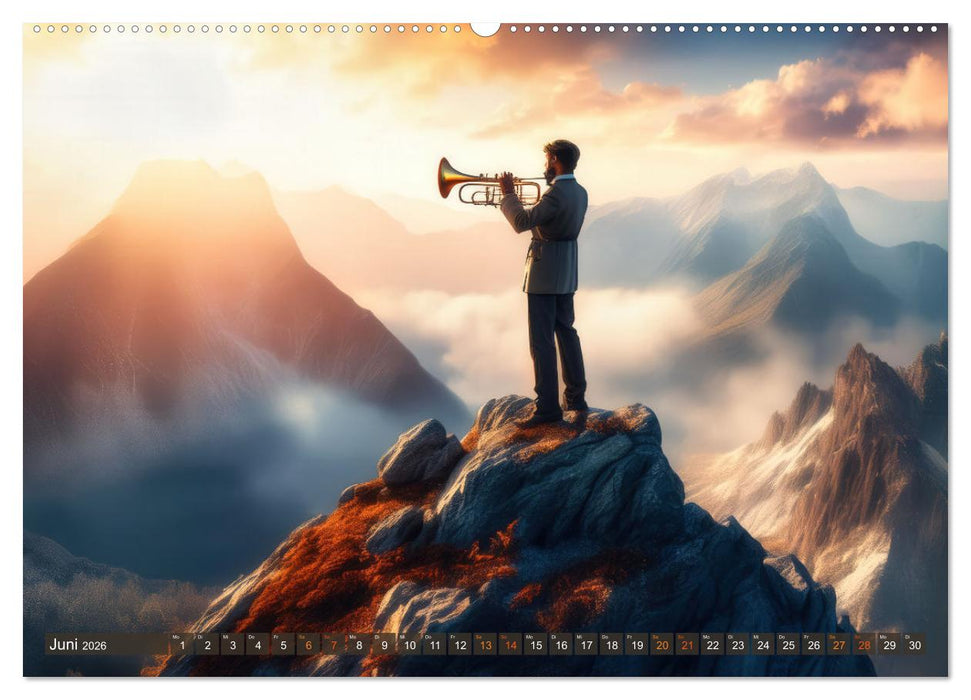 Musizieren einmal anders (CALVENDO Wandkalender 2026)