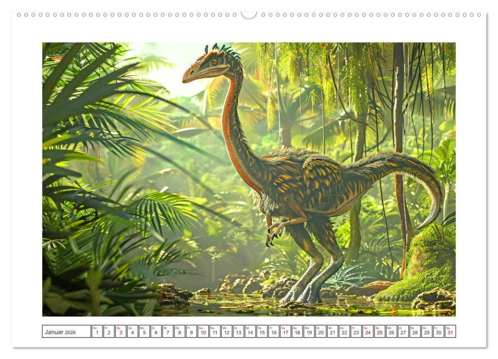 Vergessene Wunder - Ein Jahr mit ausgestorbenen Tieren (CALVENDO Wandkalender 2026)