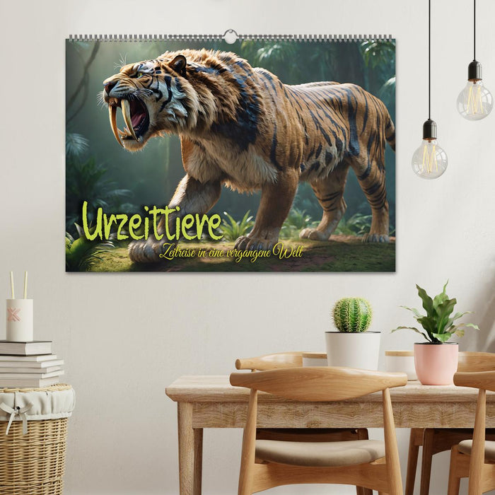 Urzeittiere - Zeitreise in eine vergangene Welt (CALVENDO Wandkalender 2026)