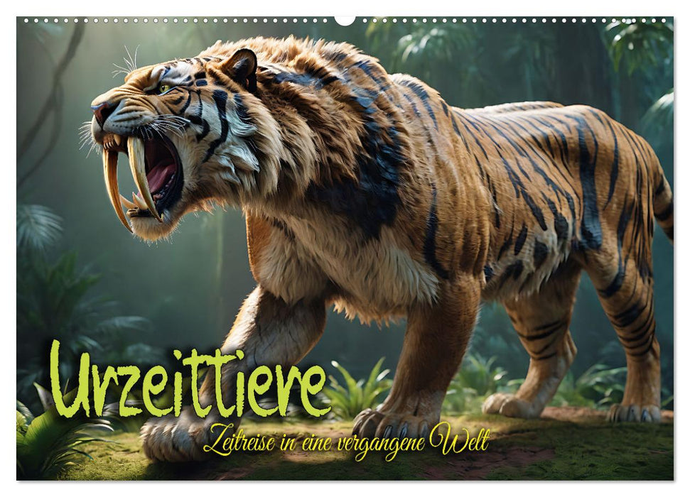 Urzeittiere - Zeitreise in eine vergangene Welt (CALVENDO Wandkalender 2026)