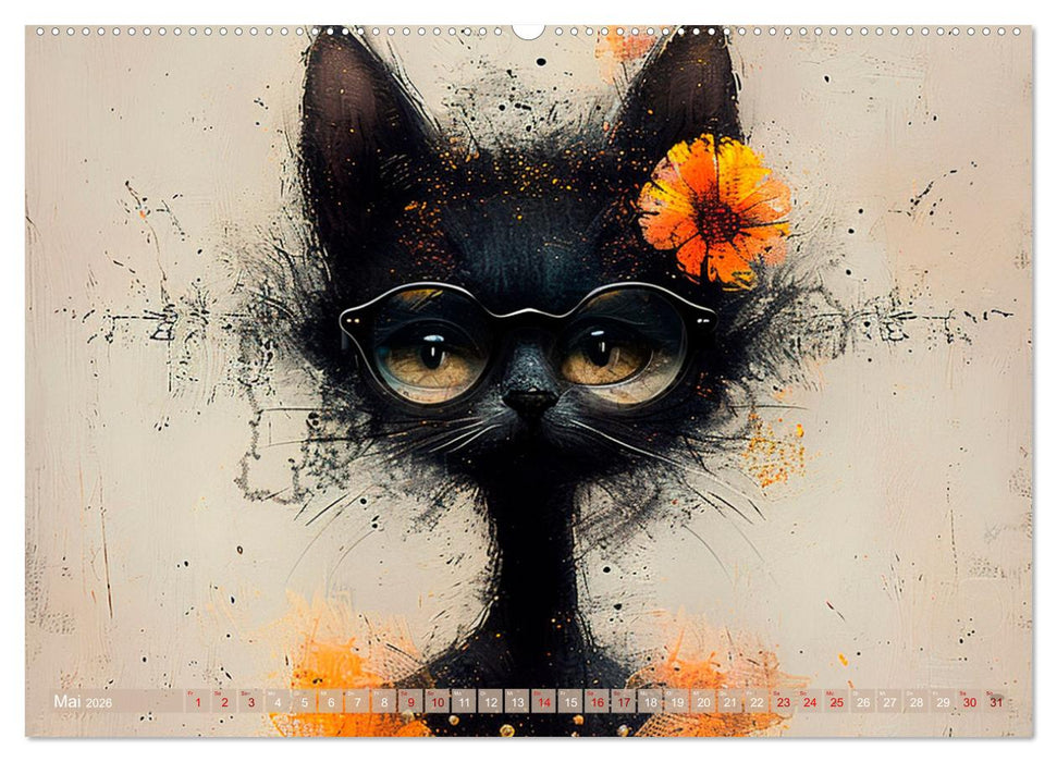 Miau-velous Momente (CALVENDO Premium Wandkalender 2026)
