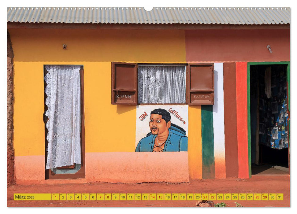 Barbershops in Afrika (CALVENDO Premium Wandkalender 2026)