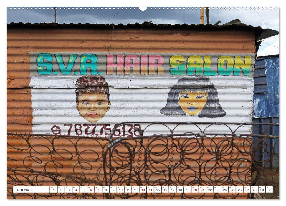 Barbershops in Afrika (CALVENDO Premium Wandkalender 2026)