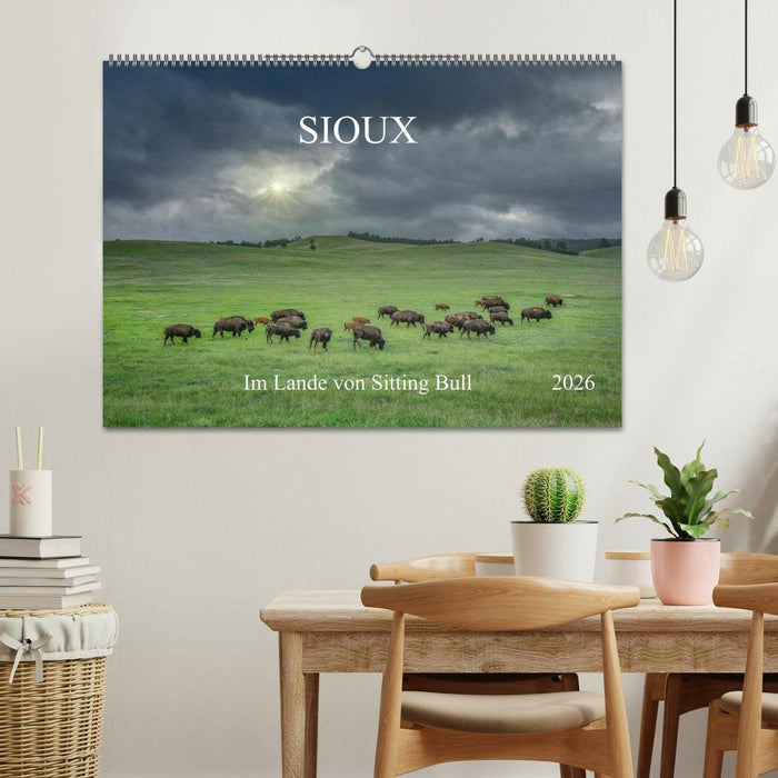 Sioux Im Lande von Sitting Bull (CALVENDO Wandkalender 2026)