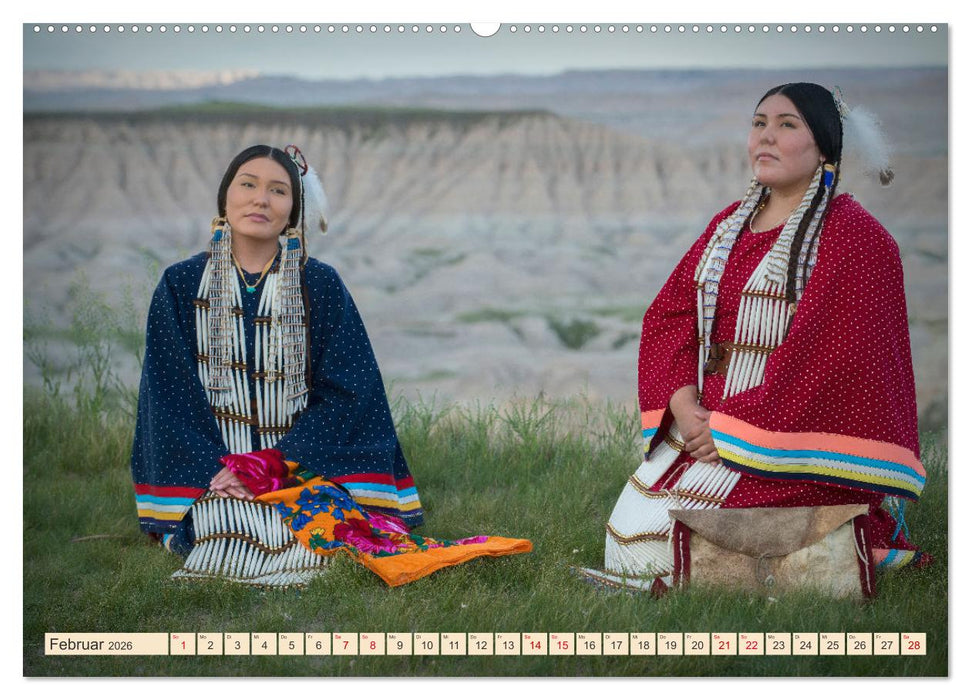 Sioux Im Lande von Sitting Bull (CALVENDO Wandkalender 2026)