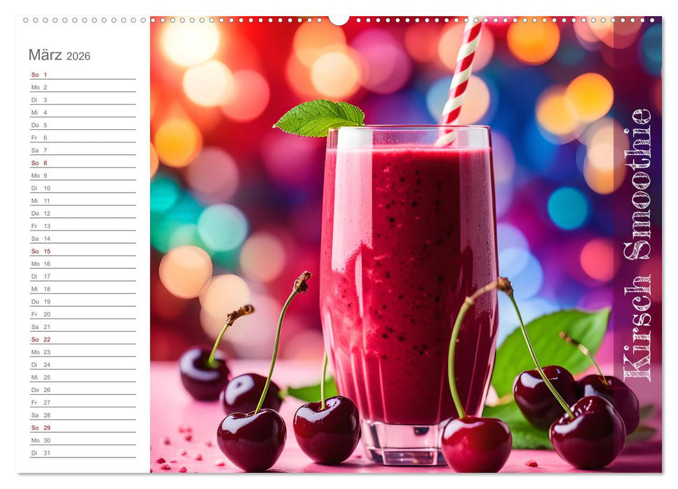 Kirschlust - Köstlichkeiten aus und mit Kirschen (CALVENDO Wandkalender 2026)