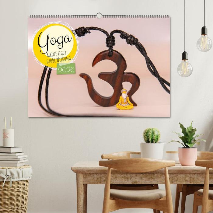 Yoga - Kleine Figur, große Wirkung (CALVENDO Wandkalender 2026)