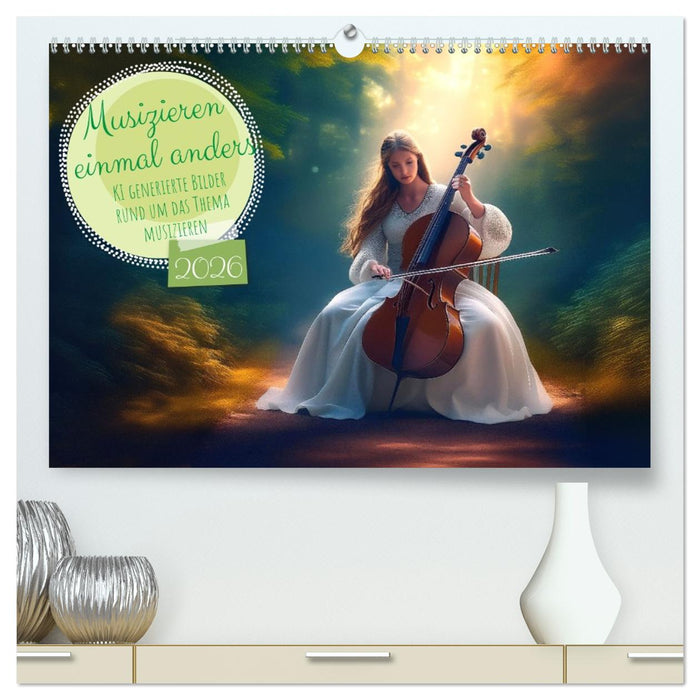 Musizieren einmal anders (CALVENDO Premium Wandkalender 2026)