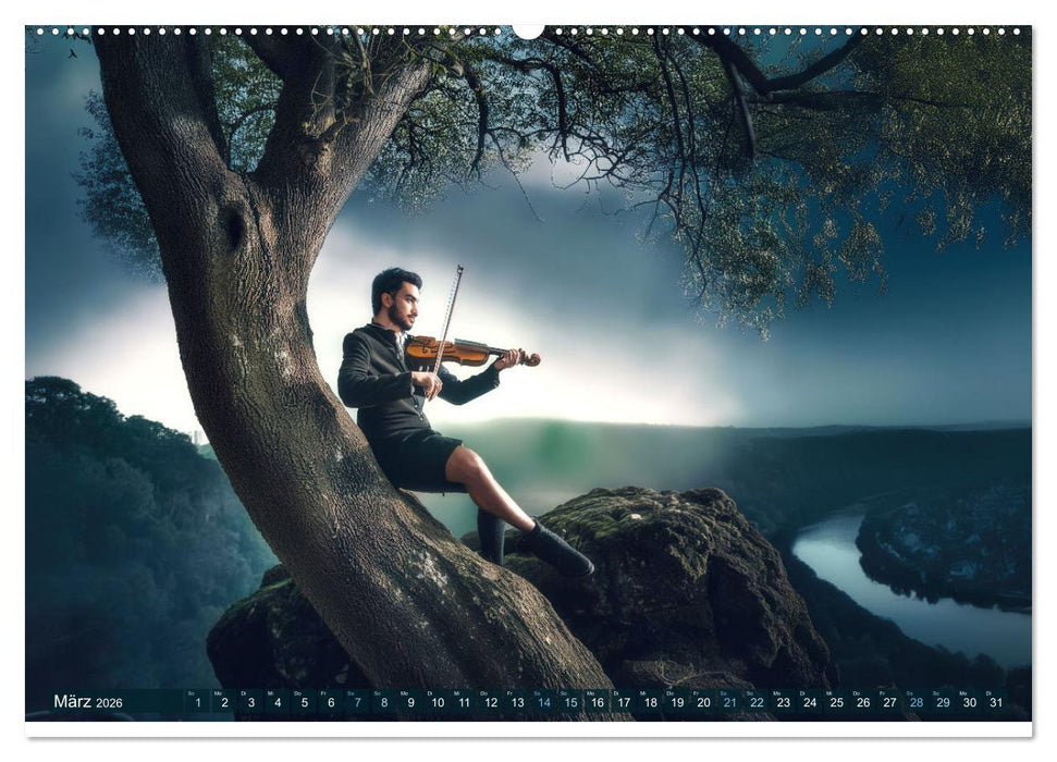 Musizieren einmal anders (CALVENDO Premium Wandkalender 2026)