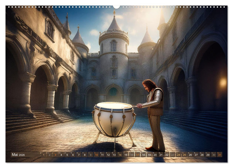 Musizieren einmal anders (CALVENDO Premium Wandkalender 2026)