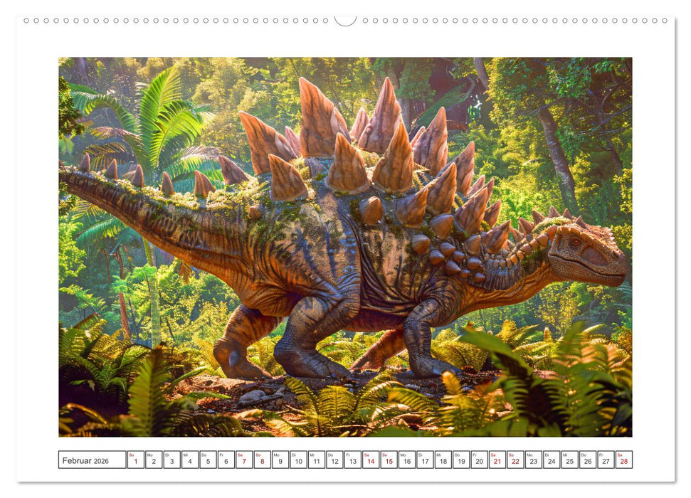 Vergessene Wunder - Ein Jahr mit ausgestorbenen Tieren (CALVENDO Premium Wandkalender 2026)