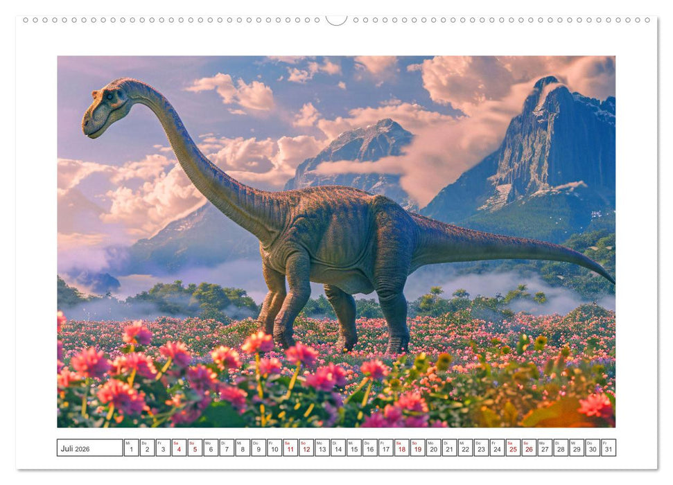 Vergessene Wunder - Ein Jahr mit ausgestorbenen Tieren (CALVENDO Premium Wandkalender 2026)