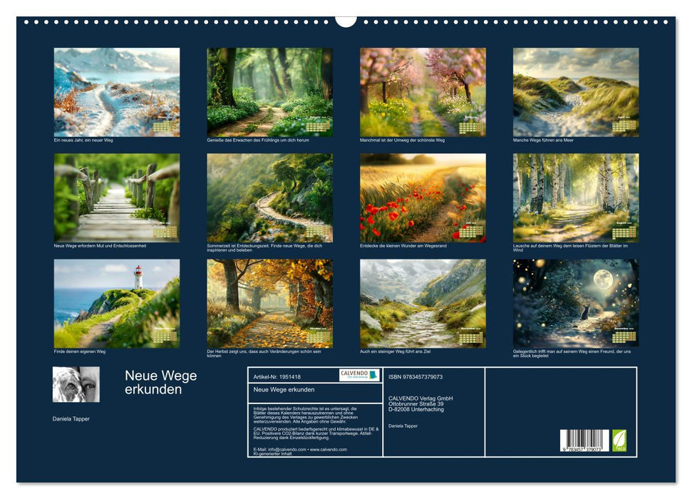 Neue Wege erkunden (CALVENDO Wandkalender 2026)