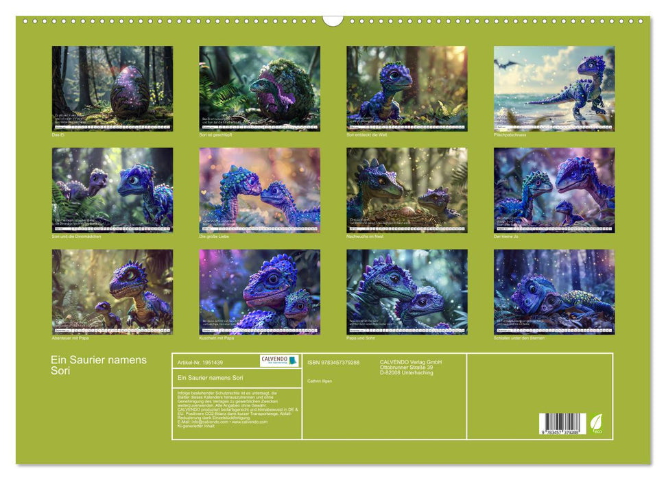Ein Saurier namens Sori (CALVENDO Wandkalender 2026)