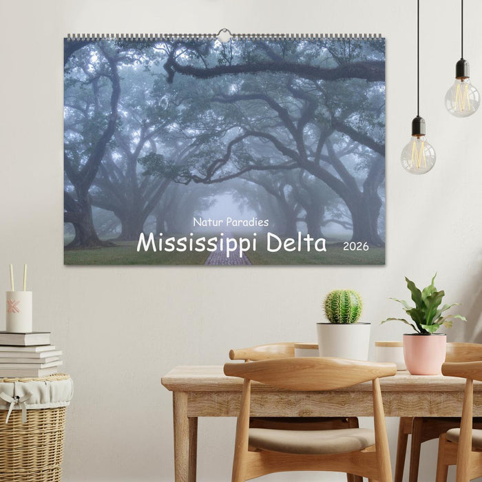 Natur Paradies Mississippi Delta (CALVENDO Wandkalender 2026)