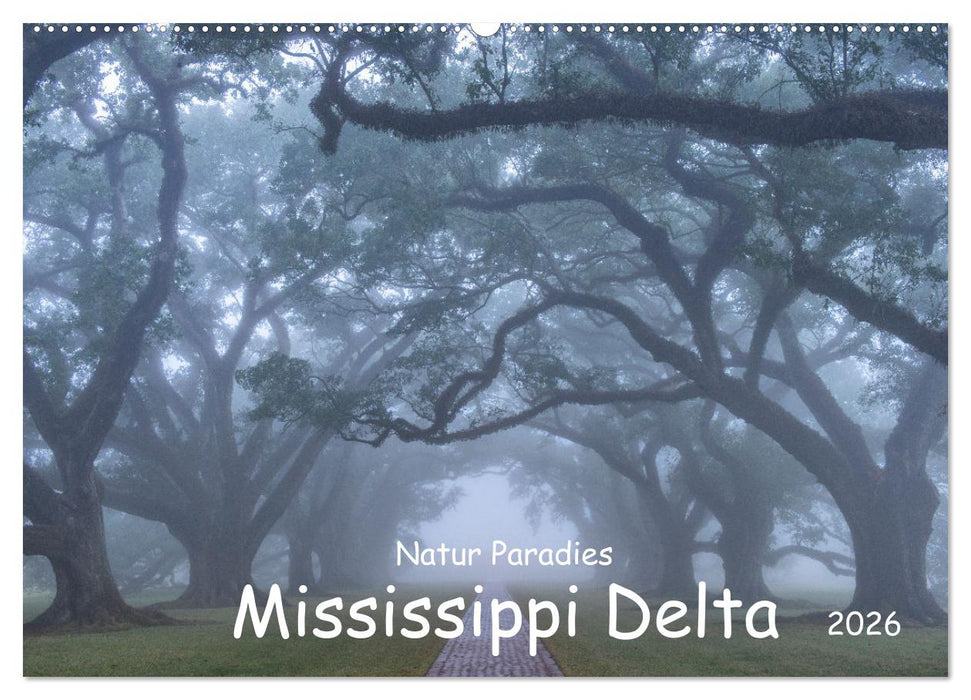 Natur Paradies Mississippi Delta (CALVENDO Wandkalender 2026)