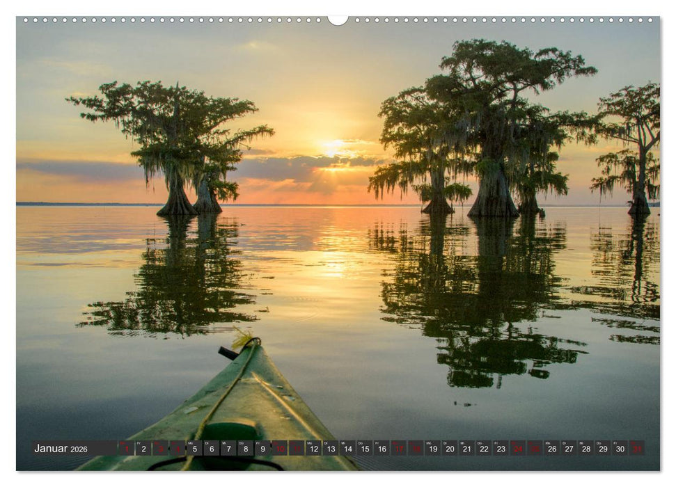 Natur Paradies Mississippi Delta (CALVENDO Wandkalender 2026)