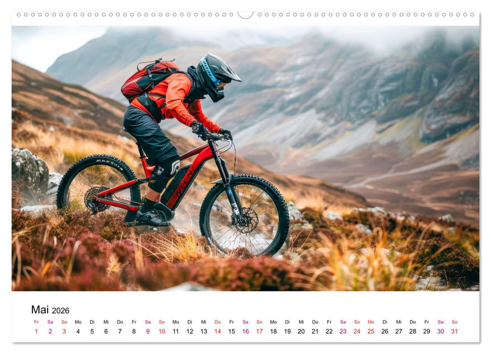 E-Bike einfach cool (CALVENDO Premium Wandkalender 2026)