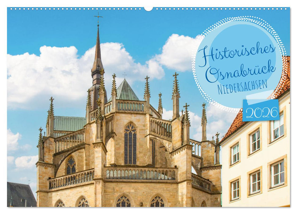 Historisches Osnabrück - Niedersachsen (CALVENDO Wandkalender 2026)