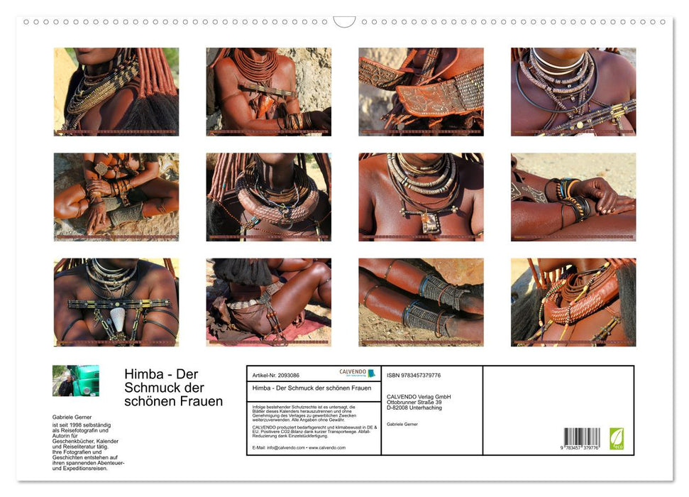 Himba - Der Schmuck der schönen Frauen (CALVENDO Wandkalender 2026)