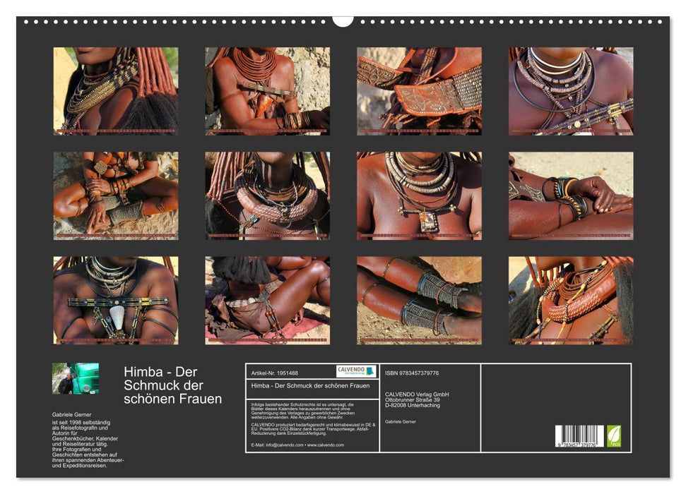 Himba - Der Schmuck der schönen Frauen (CALVENDO Wandkalender 2026)