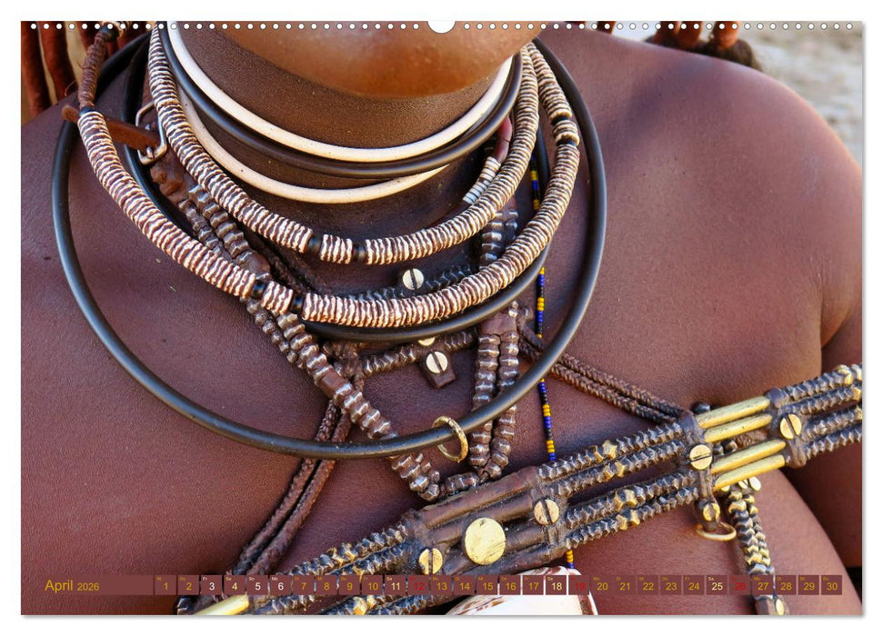 Himba - Der Schmuck der schönen Frauen (CALVENDO Wandkalender 2026)