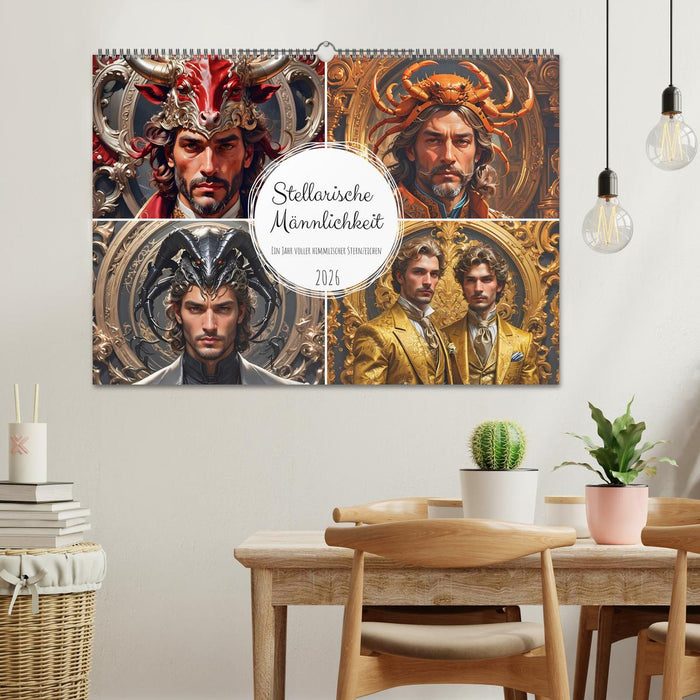 Stellarische Männlichkeit (CALVENDO Wandkalender 2026)