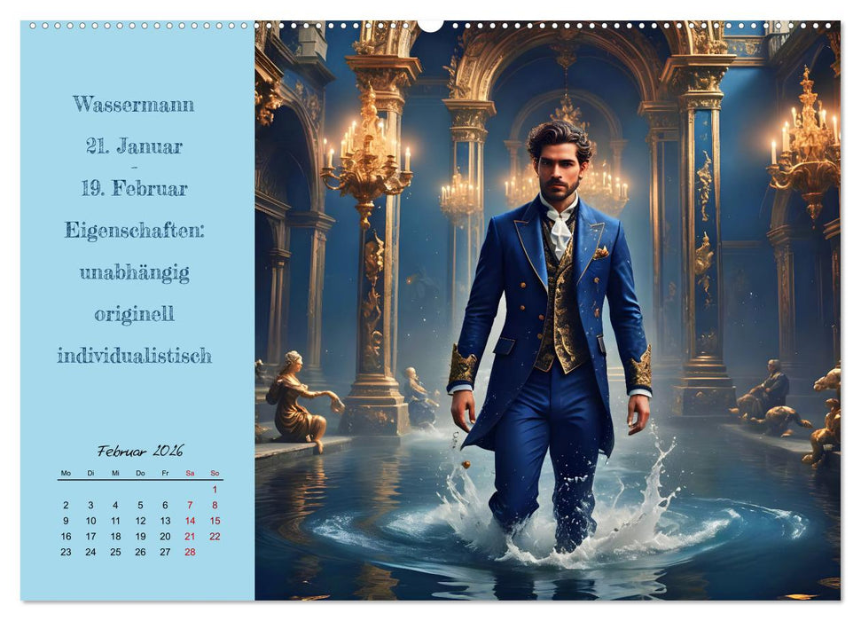 Stellarische Männlichkeit (CALVENDO Wandkalender 2026)