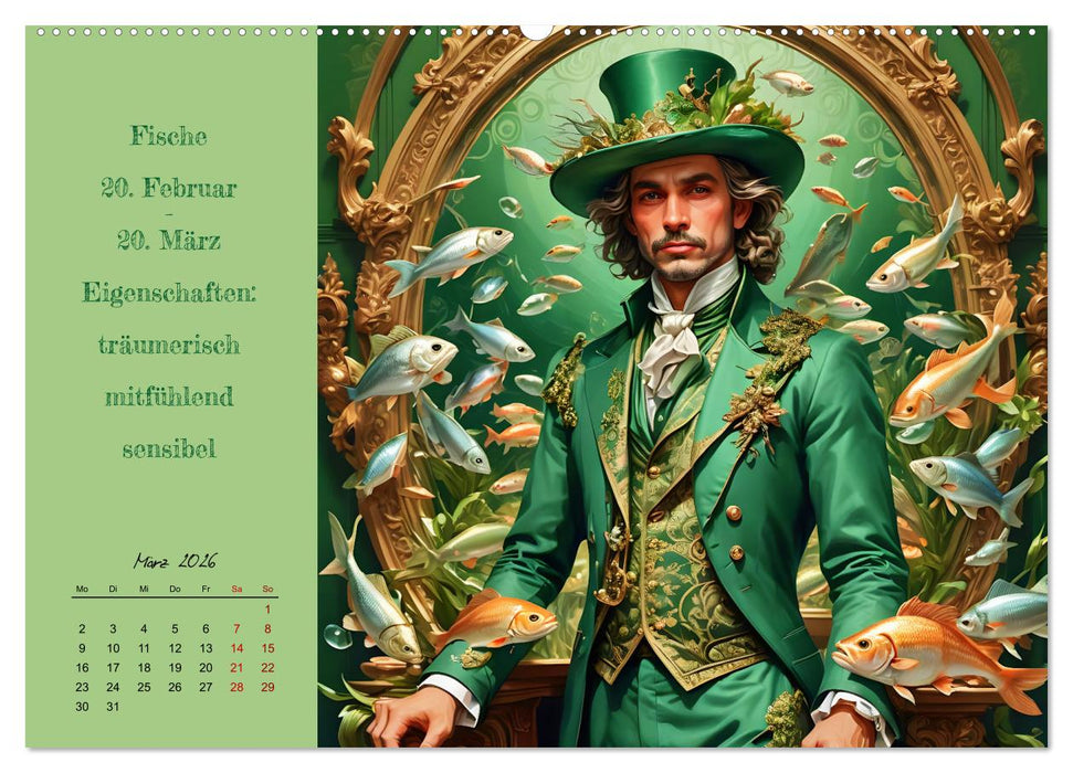 Stellarische Männlichkeit (CALVENDO Wandkalender 2026)