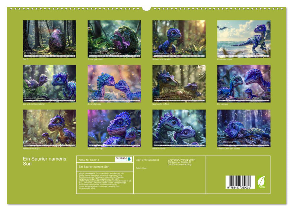 Ein Saurier namens Sori (CALVENDO Premium Wandkalender 2026)