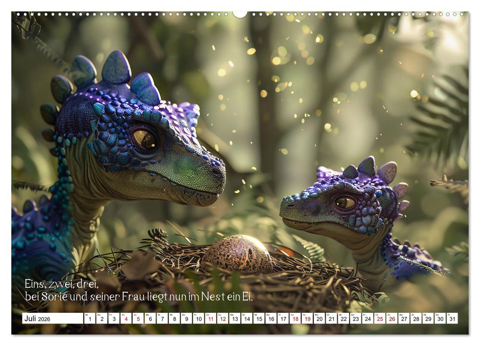Ein Saurier namens Sori (CALVENDO Premium Wandkalender 2026)