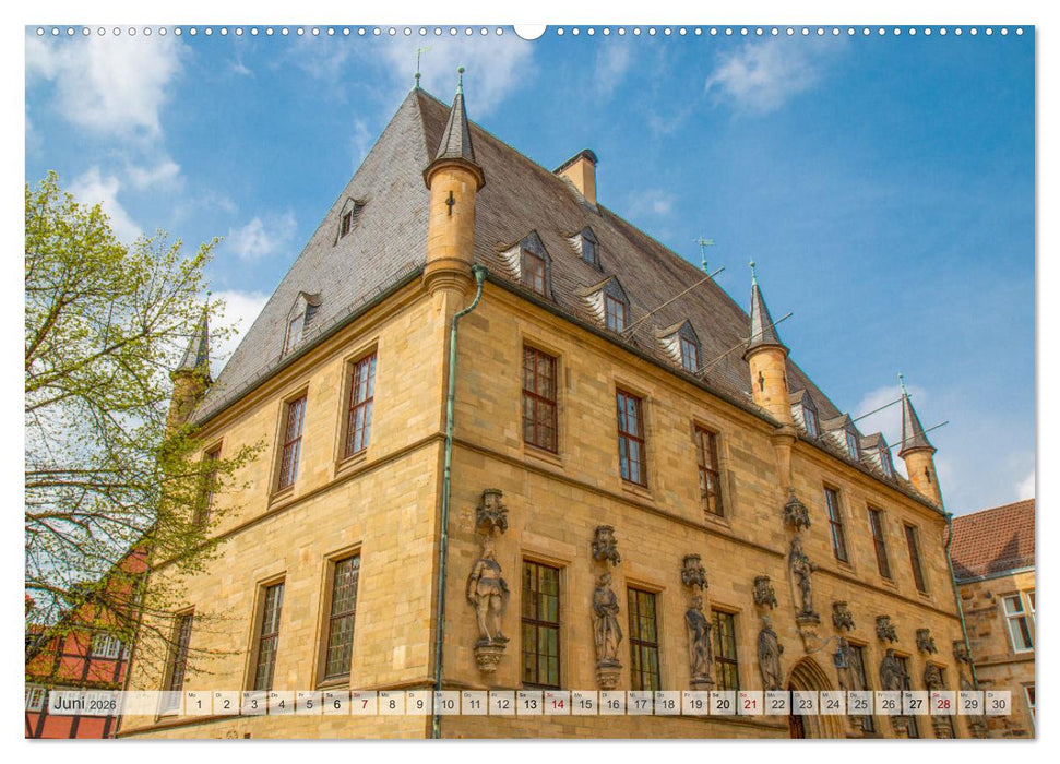 Historisches Osnabrück - Niedersachsen (CALVENDO Premium Wandkalender 2026)