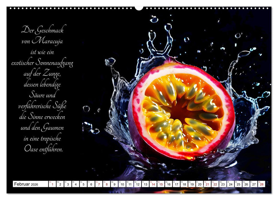 Fruchtige Geschmacks-Explosionen (CALVENDO Wandkalender 2026)