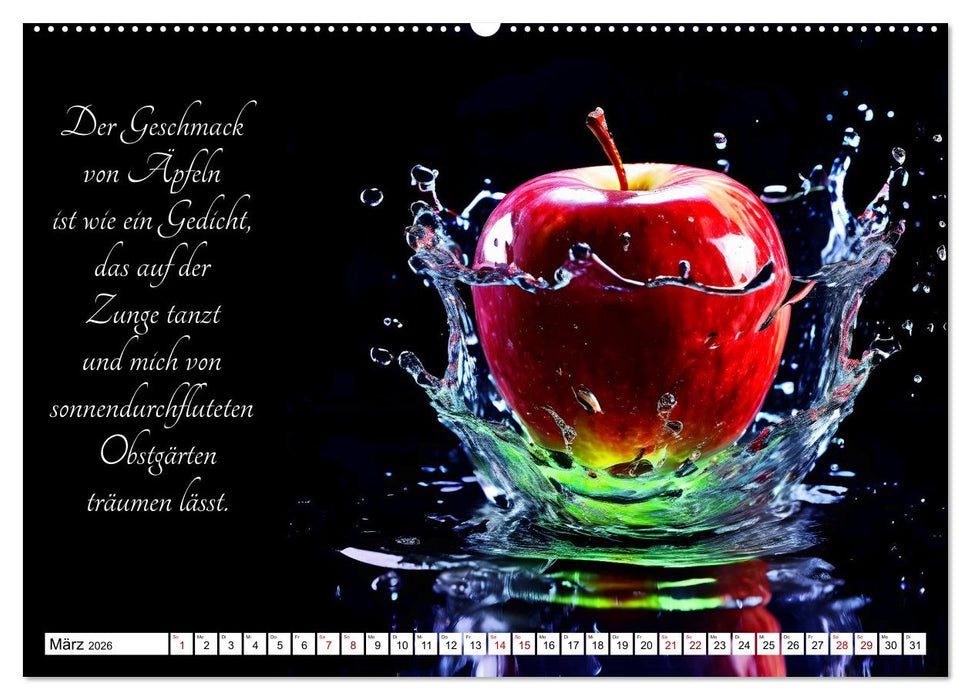 Fruchtige Geschmacks-Explosionen (CALVENDO Wandkalender 2026)