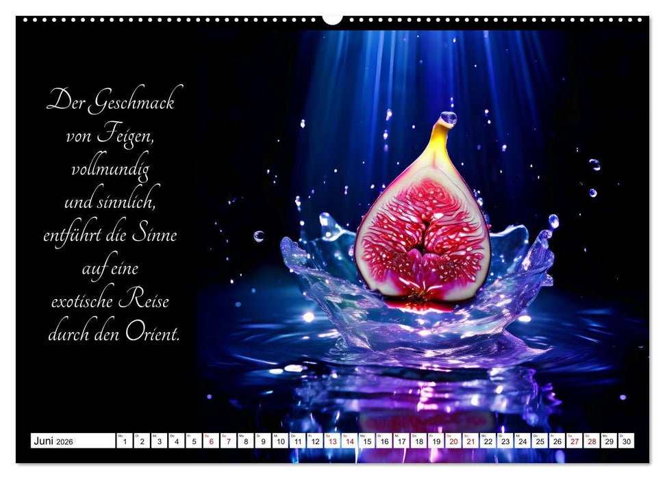 Fruchtige Geschmacks-Explosionen (CALVENDO Wandkalender 2026)