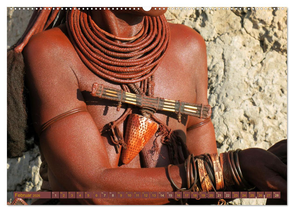 Himba - Der Schmuck der schönen Frauen (CALVENDO Premium Wandkalender 2026)