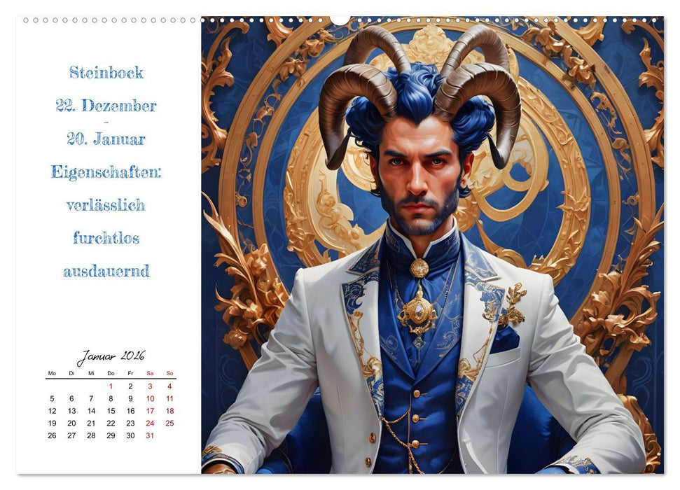 Stellarische Männlichkeit (CALVENDO Premium Wandkalender 2026)