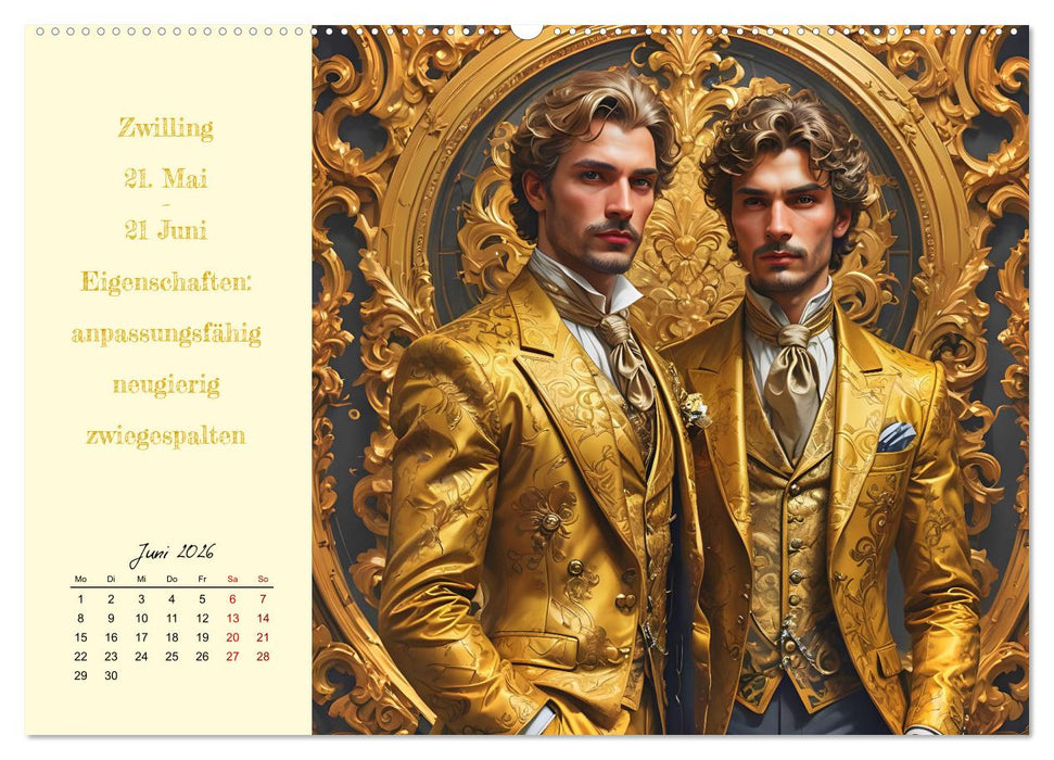 Stellarische Männlichkeit (CALVENDO Premium Wandkalender 2026)