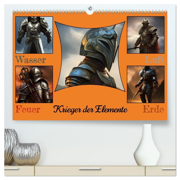 Krieger der Elemente (CALVENDO Premium Wandkalender 2026)