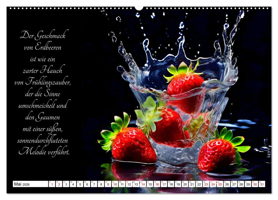 Fruchtige Geschmacks-Explosionen (CALVENDO Premium Wandkalender 2026)