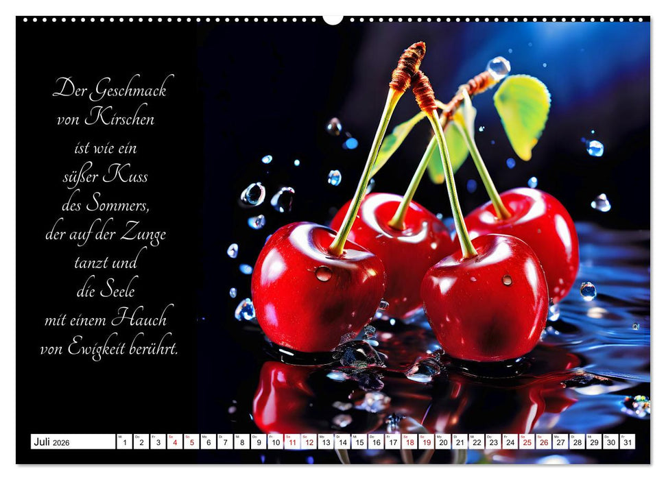 Fruchtige Geschmacks-Explosionen (CALVENDO Premium Wandkalender 2026)