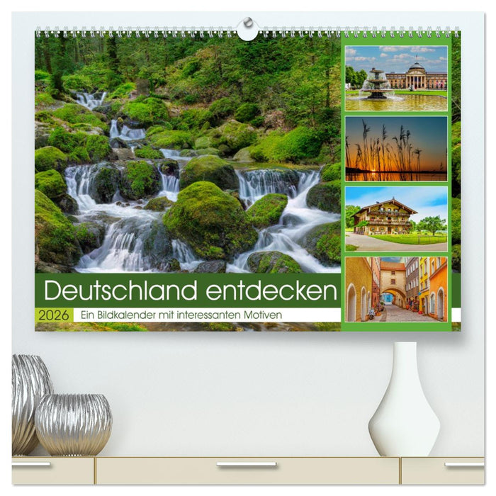 Deutschland entdecken (CALVENDO Premium Wandkalender 2026)