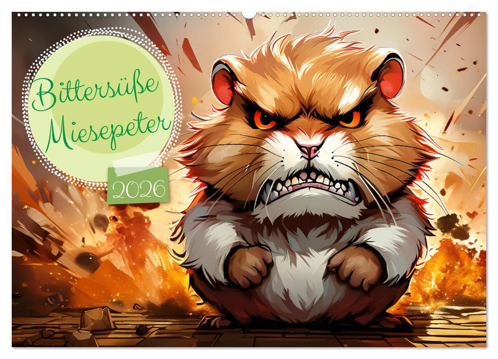Bittersüße Miesepeter (CALVENDO Wandkalender 2026)