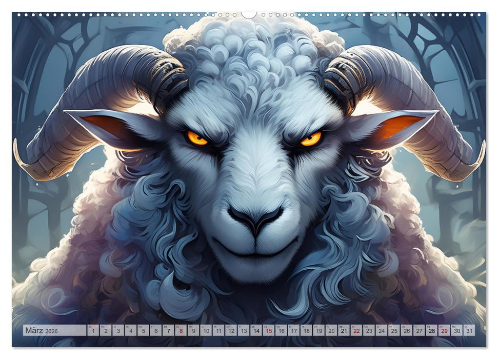 Bittersüße Miesepeter (CALVENDO Wandkalender 2026)