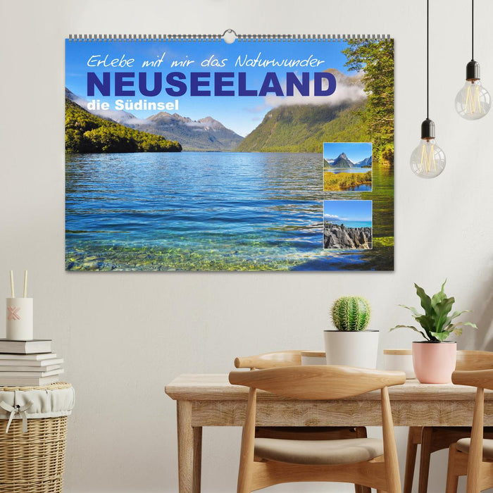 Erlebe mit mir das Naturwunder Neuseeland die Südinsel (CALVENDO Wandkalender 2026)