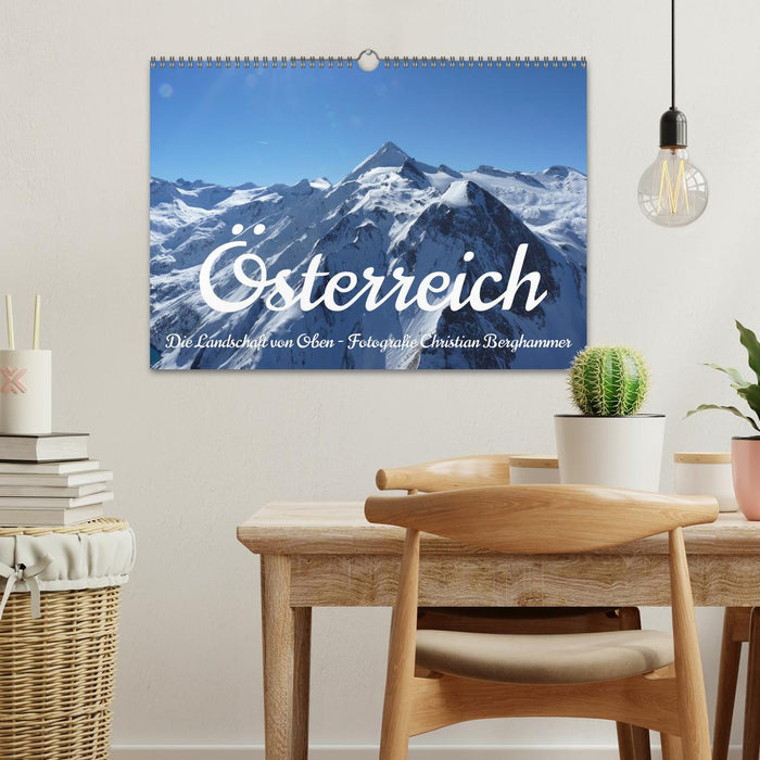 Österreich - Die Landschaft von Oben (CALVENDO Wandkalender 2026)