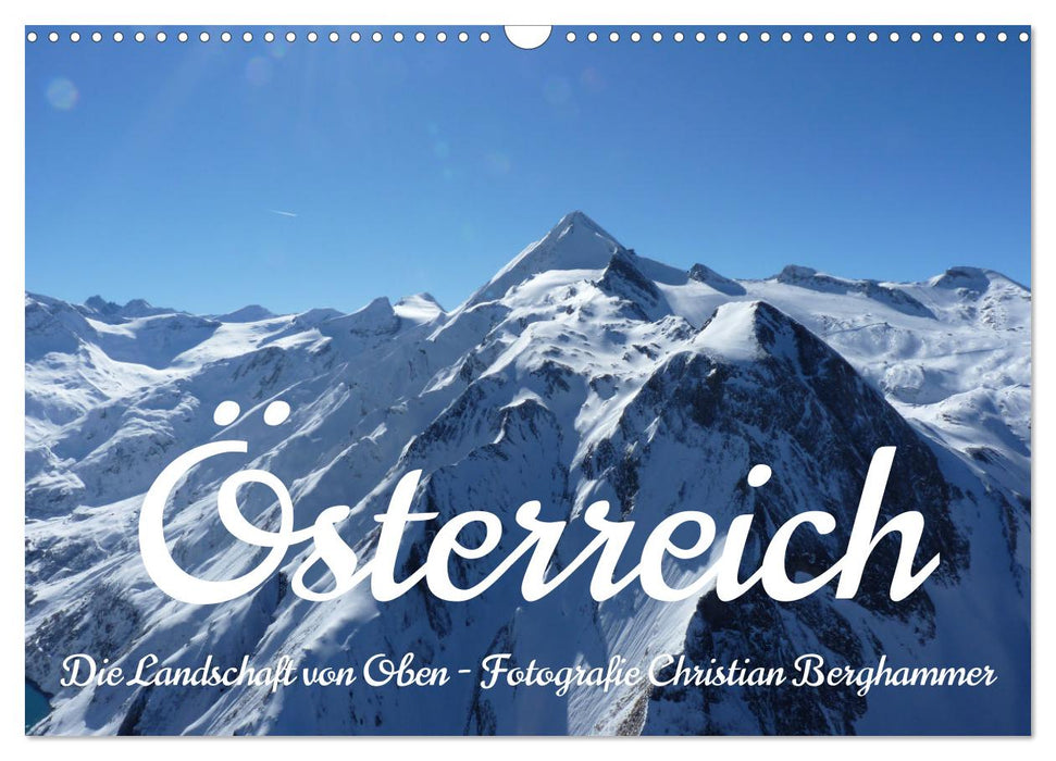 Österreich - Die Landschaft von Oben (CALVENDO Wandkalender 2026)