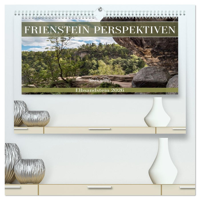Frienstein Perspektiven - Elbsandstein (CALVENDO Premium Wandkalender 2026)