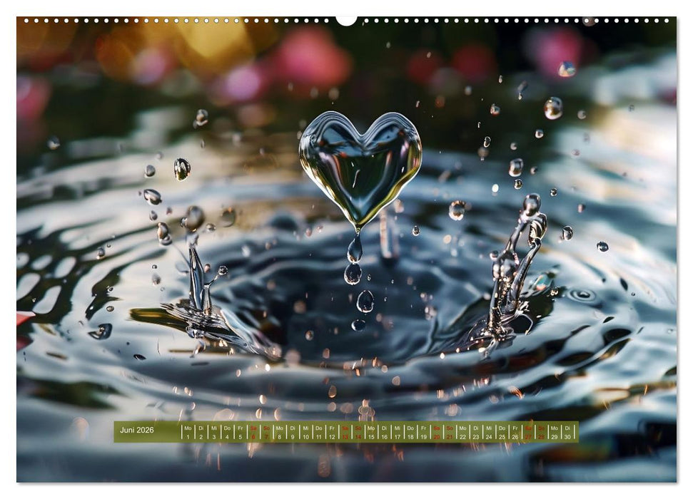 Mit dem Herzen der Natur (CALVENDO Premium Wandkalender 2026)